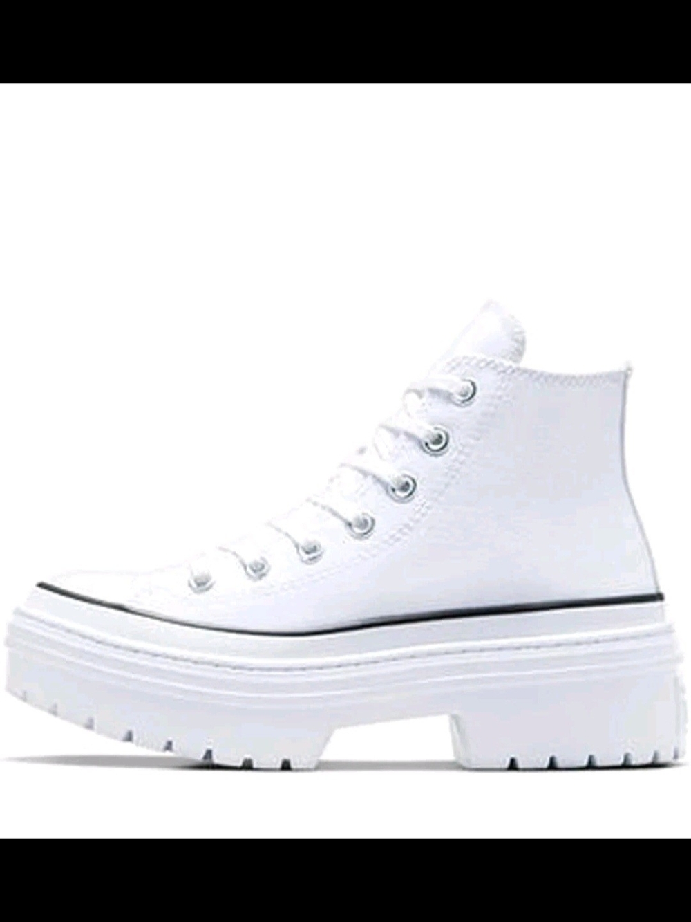 Converse Chuck Taylor All Star High Platform Women's 7.5 White - Picture 6 of 16